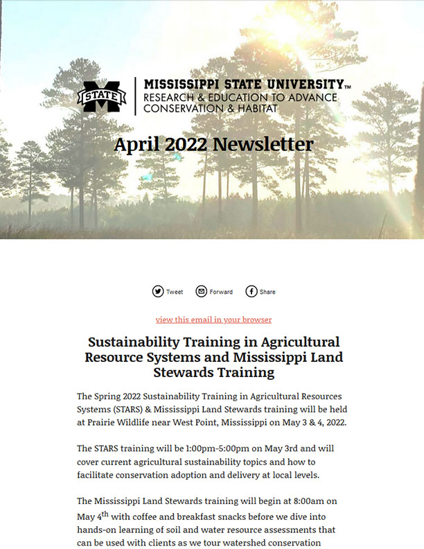 April 2022 Newsletter