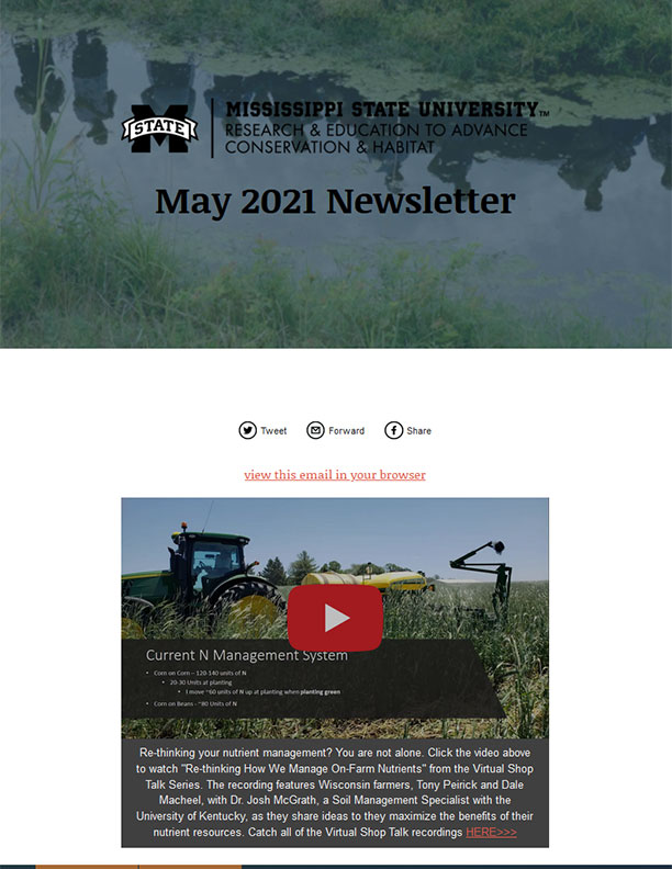 May 2021 Newsletter