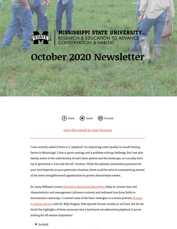 October 2020 Newsletter